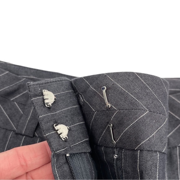 Will Smith Pinstripe Two Piece Suit Gray Size 10 - Picture 12 of 16
